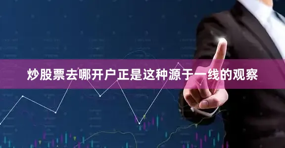 炒股票去哪开户正是这种源于一线的观察